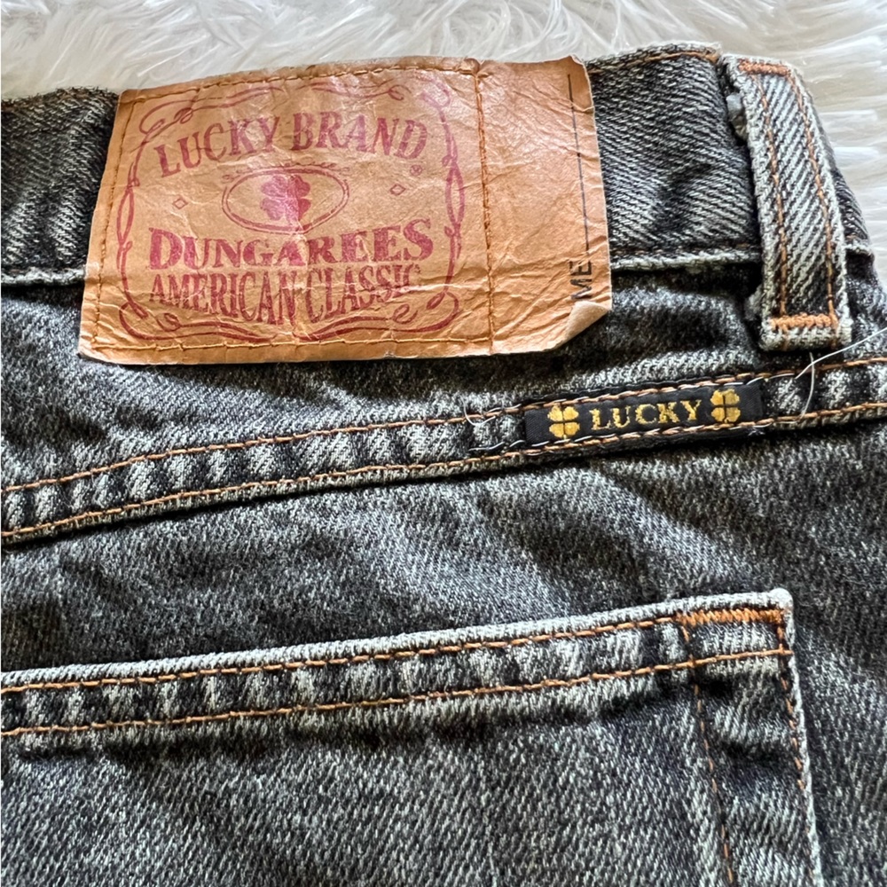 Women’s Lucky Brand Mid-Rise Flare Regular Length Grey Jeans Size 6